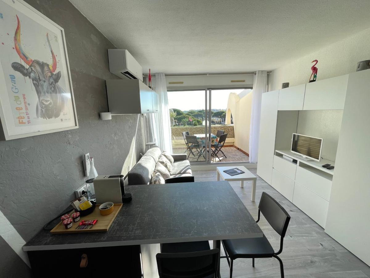 Superbe Studio, Terrasse, Piscine, Parking Le Grau-du-Roi Exterior photo